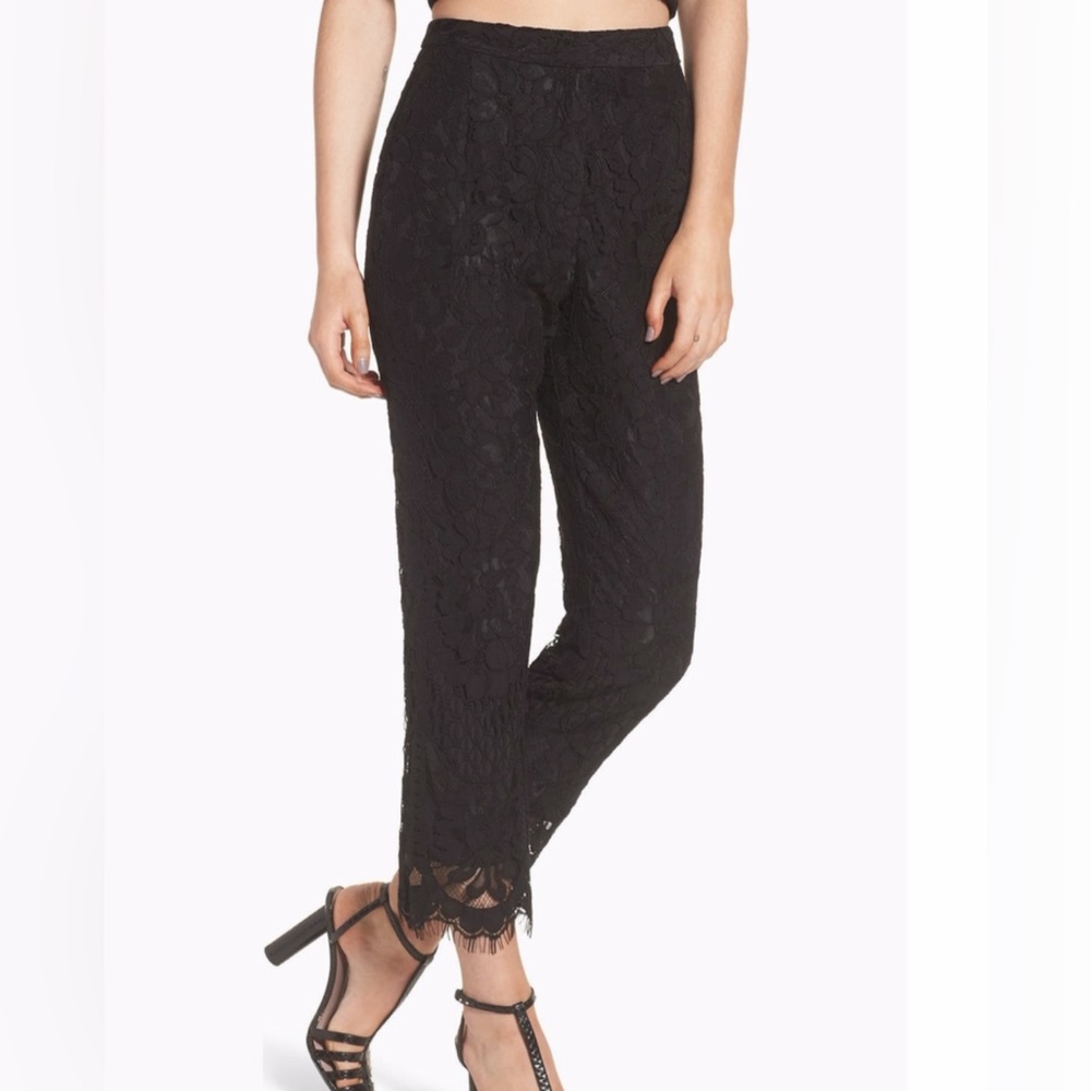 Wayf Black Lace Trousers